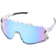 boohooMAN Visor Sunglasses White/Blue