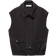 Mango Garro Zippered Vest - Black