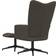 Homie Velvet Dark Grey Fauteuil 98cm