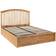 GFW Madrid Wooden Ottoman Brown 147x200cm