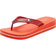 Venice Beach Glitter Flip Flops - Red