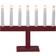 Konstsmide 7 Bulb Red Adventsljusstake 32cm