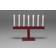 Konstsmide 7 Bulb Red Adventsljusstake 32cm