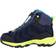 CMP Kid's Melnick Mid WP Hiking Shoes - Black Blue/Lime