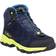 CMP Kid's Melnick Mid WP Hiking Shoes - Black Blue/Lime