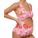 Shein Maternity Floral Print Cut Out One Piece Swimsuit