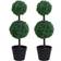 OutSunny Double Ball Tree Green Artificial Plant 2pcs