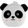 Puckator Panda Round Plush Travel Pillow & Eye Mask