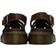 Dr. Martens Wrenlie Grizzly Leather Fisherman Sandals - Dark Brown