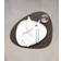 Lind DNA Nupo Curve L Bordstablett Brun (44x37cm)