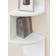 Vasagle Wall-Mounted Corner White Bokhylla 127.5cm
