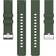 MAULUND Universal Silicone Smartwatch Strap with Metal Buckle 20mm