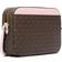 Michael Kors Jet Set Large Leather Crossbody Bag - Brown/Primrose