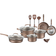 BAKKENMASTER Professional Cookware Set with lid 14 Parts