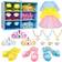 Meland Princess Role Play Dress Up Skirts and Shoes