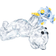 Swarovski Kris Bear Forget- Me-Not Blue Prydnadsfigur 4.5cm