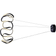 Cottex Wave Black Pendellampa ∅ 55cm