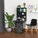 Homcom Wall-Mounted Drop-Leaf Black Writing Desk 60x94.5cm