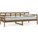 vidaXL Day Bed Honey Brown