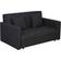 Homcom 2-Seater Charcoal Gray Soffa 101cm 2-sits