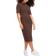 Nike Sportswear Essential Women's Tight Midi Dress - Baroque Brown/Sail