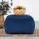 ICON Amara Navy Blue Foot Stool 24cm