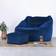 ICON Amara Navy Blue Foot Stool 24cm