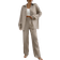 Shein Essnce Drop Shoulder Shirt & Wide Leg Pants