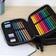 MiLAN Sunset Triple Pencil Case Black