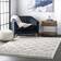 Nuloom Ansley Moroccan Lattice White, Beige, Gray 63x91"