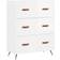 vidaXL High Gloss White Chest of Drawer 69.5x90cm