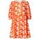 Selected Printed Mini Dress - Orangeade