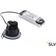 SLV Patta-F Black Ceiling Flush Light ∅ 8.3cm