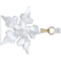 Swarovski Small Star White Christmas Tree Ornament 4.9cm