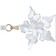 Swarovski Small Star White Christmas Tree Ornament 4.9cm