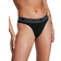 Victoria's Secret Logo Cotton Thong Panty - Black