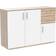 Stella Trading Bobby Oak Sonoma/White Sideboard 120x82cm