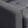 Homcom Folding Grey Sofa 147.5cm Zweisitzer