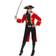 Widmann déguisement capitaine pirate royal marines femme rouge 73702 Rouge