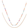 boohooMAN Bead and Chain Necklace - Gold/Multicolour