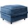 Abakus Direct Chicago Dark Blue Foot Stool 47cm