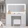 Ironck Vanity White Dressing Table 15.4x46.1" 2