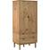 vidaXL Otta Brown Wardrobe 30.1x67.7"