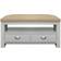 Birlea Highgate Corner Grey /Oak TV Bench 95x48cm