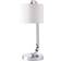 Three Posts Watertown Chrome/White Table Lamp 41.5cm