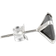 Lucléon Square Earring - Silver/Black
