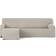 Eysa Refurbished B Right Short Arm Chaise Beige Loose Sofa Cover Beige (310x110cm)