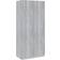 vidaXL Engineered Grey Sonoma Garderob 90x200cm