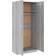 vidaXL Engineered Wood Grey Sonoma Wardrobe 90x200cm