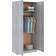vidaXL Engineered Wood Grey Sonoma Wardrobe 90x200cm